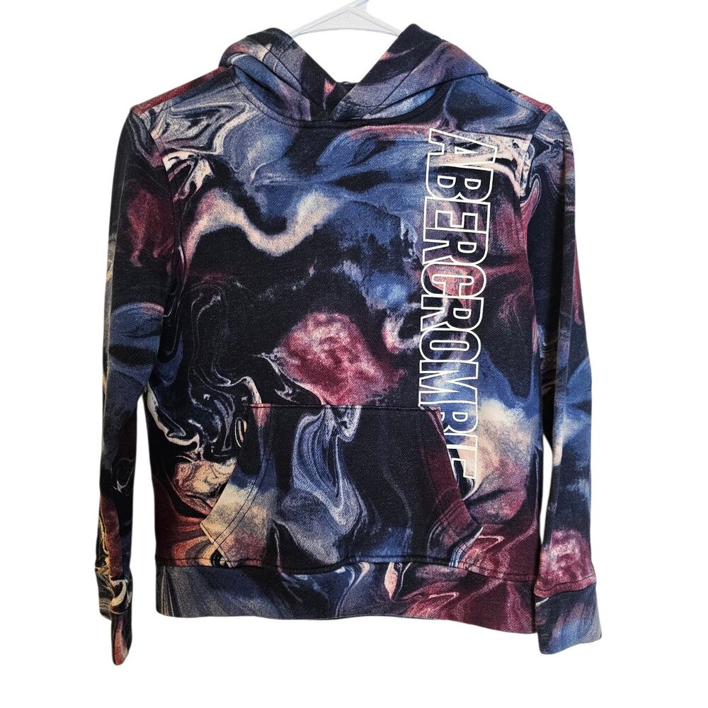 Abercrombie & Fitch Kids Purple & Blue Tie Dye Hoodie